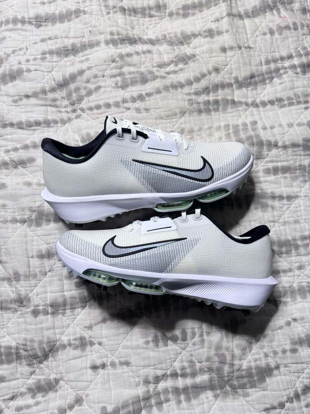 Nike Air Zoom Infinity Tour 2 Size 8.5M Golf Shoes White Vapor Green FD0217-100